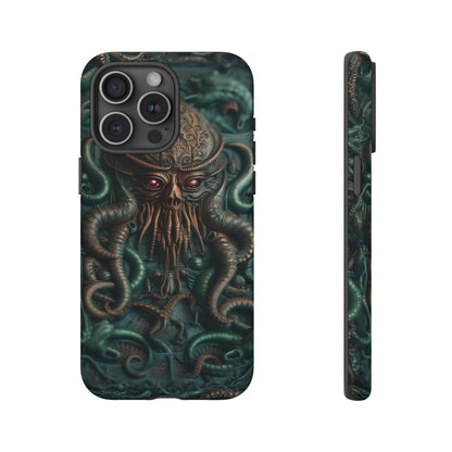 Nameless Dread Tough Phone Case – Lovecraftian Tentacle Horror Design for iPhone, Samsung Galaxy, and Google Pixel Devices