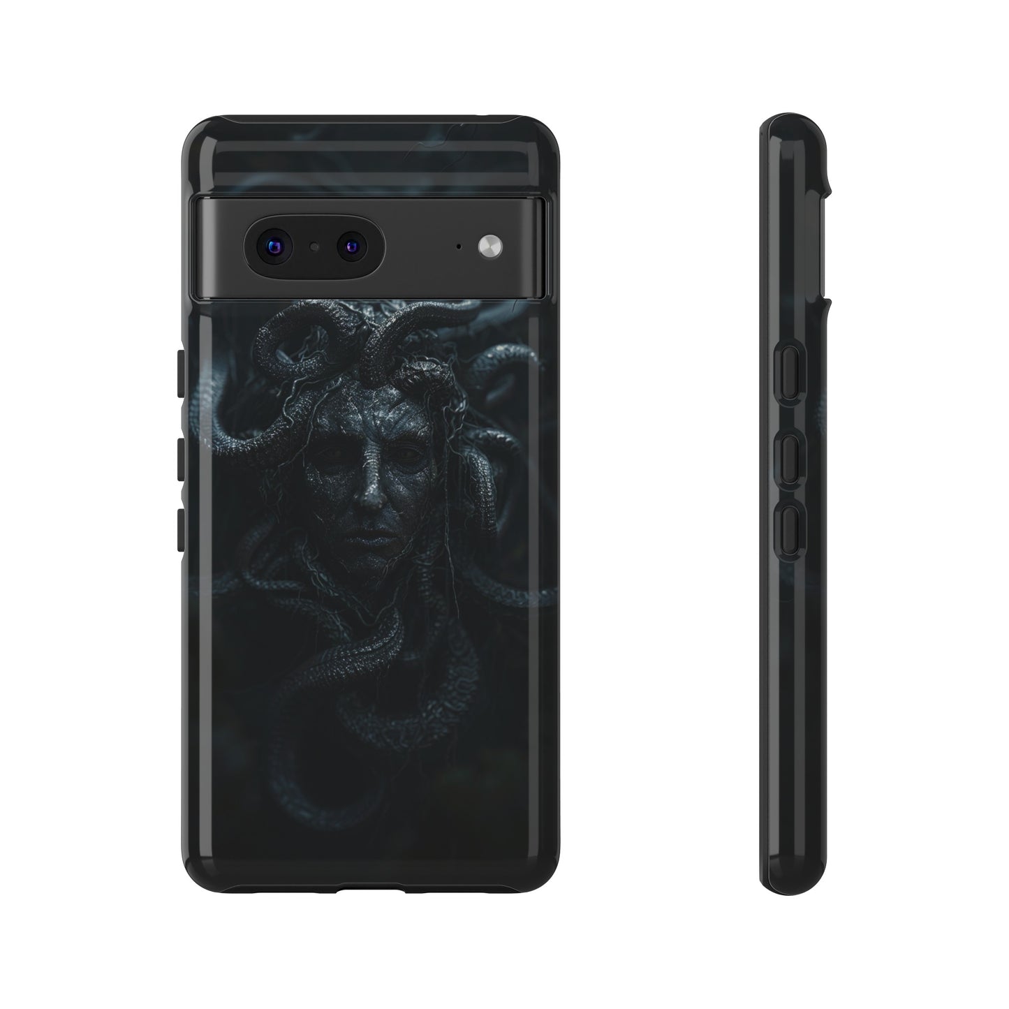 Medusa's Gaze Phone Case - Dark Mythological Design for iPhone and Samsung Galaxy Devices