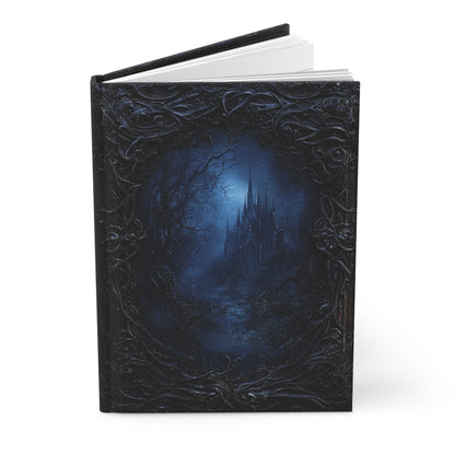 Moonlit Gothic Castle Journal - Elegant Hardcover Diary for Writing