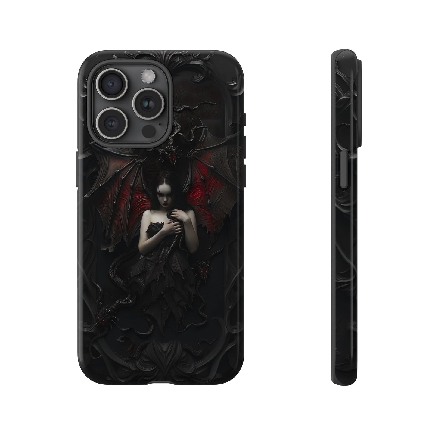 Succubus Phone Case - Dark Fantasy Gothic Design for iPhone, Samsung Galaxy, and Google Pixel Devices