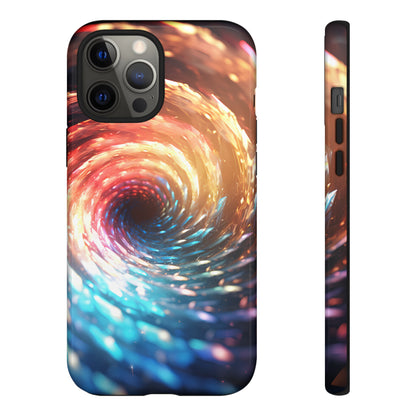 Crystal Portal of Light Phone Case – Vibrant Cosmic Design for iPhone, Samsung Galaxy, and Google Pixel Devices