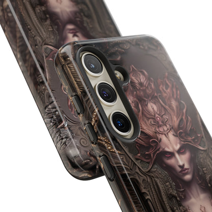 Dark Lilith Phone Case – Horned Hell Horror Design for iPhone, Samsung Galaxy, and Google Pixel Devices