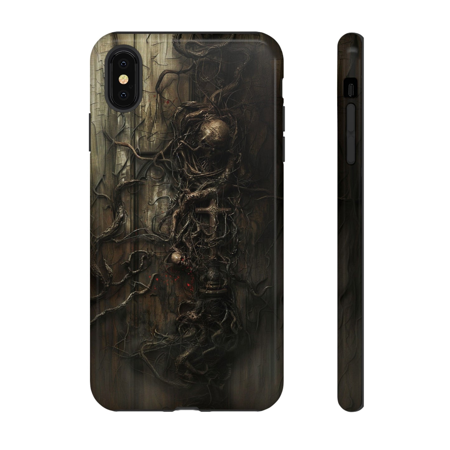 Creeping Dread Phone Case - Giger-Inspired Art for iPhone, Samsung Galaxy, and Google Pixel Devices