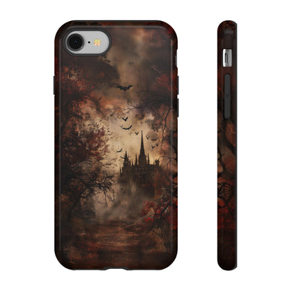 Gothic Castle Phone Case - Spooky Halloween Design for iPhone, Samsung Galaxy, Google Pixel Devices