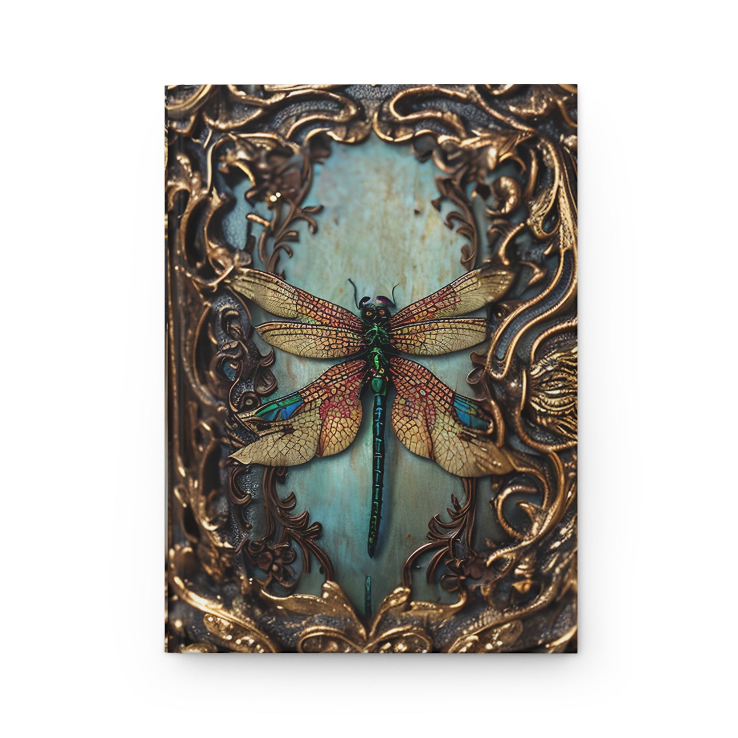 Dragonfly Hardcover Notebook – Nature-Inspired Journal for Creative Writing and Sketching