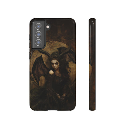 Demon Lilith Gothic Phone Case for iPhone, Samsung Galaxy, Google Pixel - Dark Fantasy Art