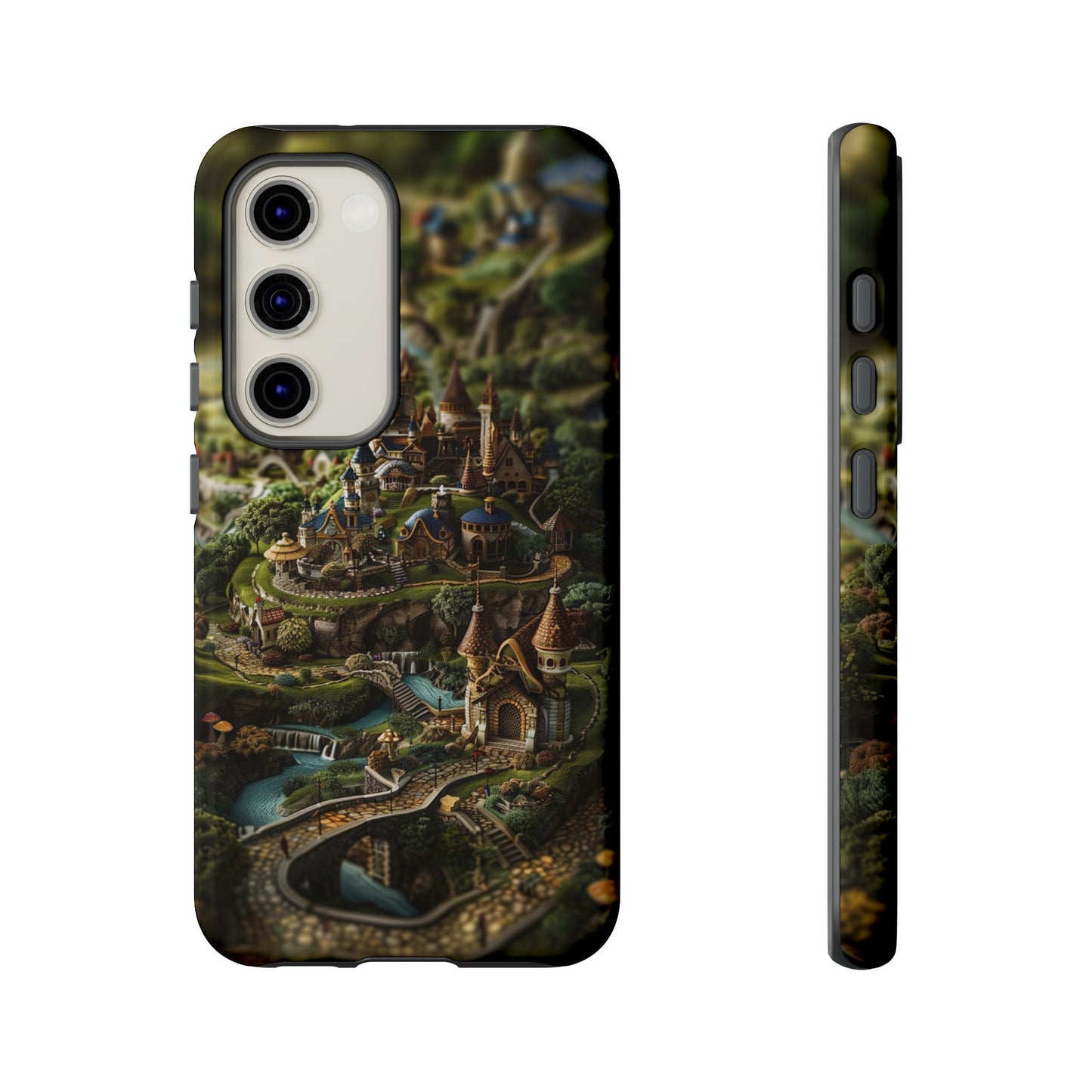 Fairy Kingdom Phone Case - Enchanted Castle Artwork for iPhone, Samsung Galaxy, and Google Pixel Devices