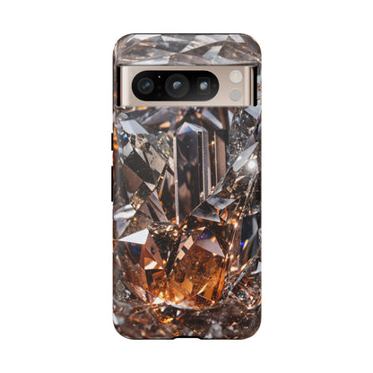 Crystalline Phone Case – Healing Crystal Quartz Design for iPhone, Samsung Galaxy, and Google Pixel Devices