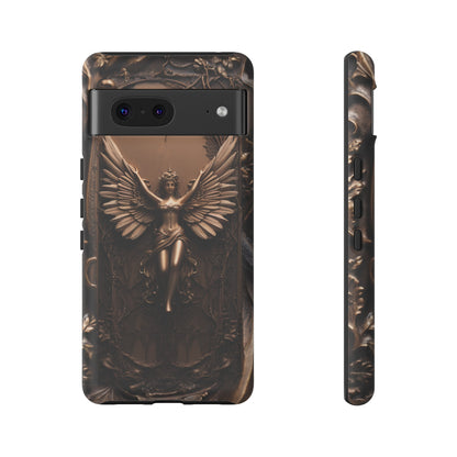 The Bronze Fairy Phone Case – Fantasy Faery Design for iPhone, Samsung Galaxy, and Google Pixel Devices