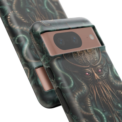 Nameless Dread Tough Phone Case – Lovecraftian Tentacle Horror Design for iPhone, Samsung Galaxy, and Google Pixel Devices