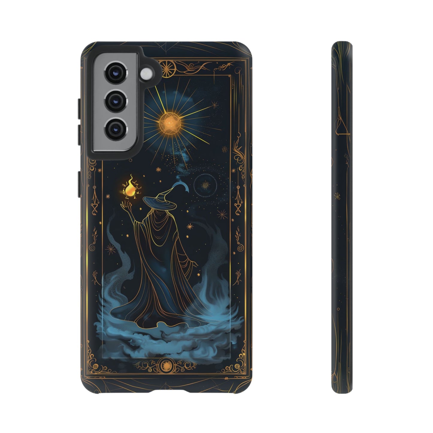 Enchanted Wizard Spellcaster Galaxy Phone Case - Mystical Wizardry Art For iPhone, Samsung Galaxy, and Google Pixel Devices