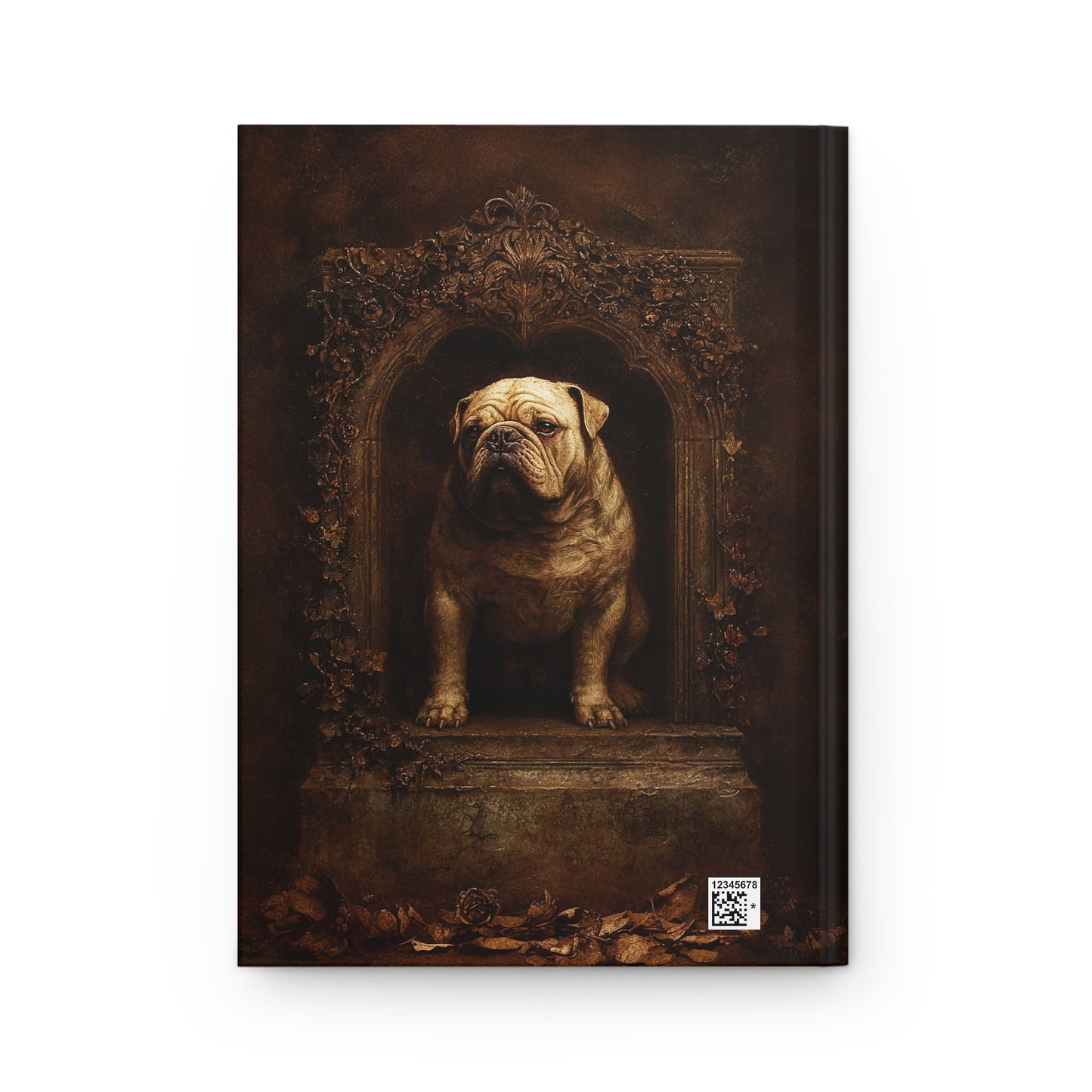 Vintage Bulldog Journal - Antique-Style Hardcover Notebook