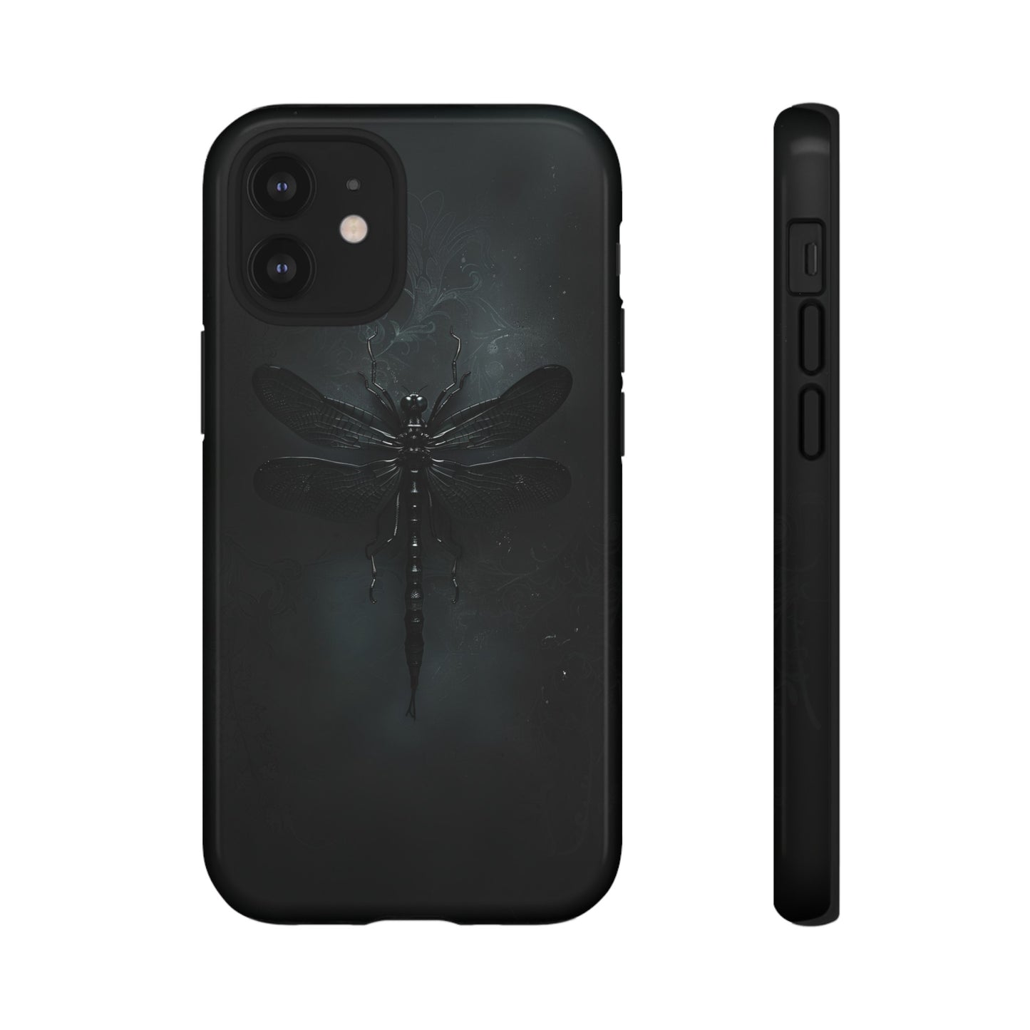 Gothic Dragonfly Phone Case – Dark Elegance Design for iPhone, Samsung Galaxy, and Google Pixel Devices