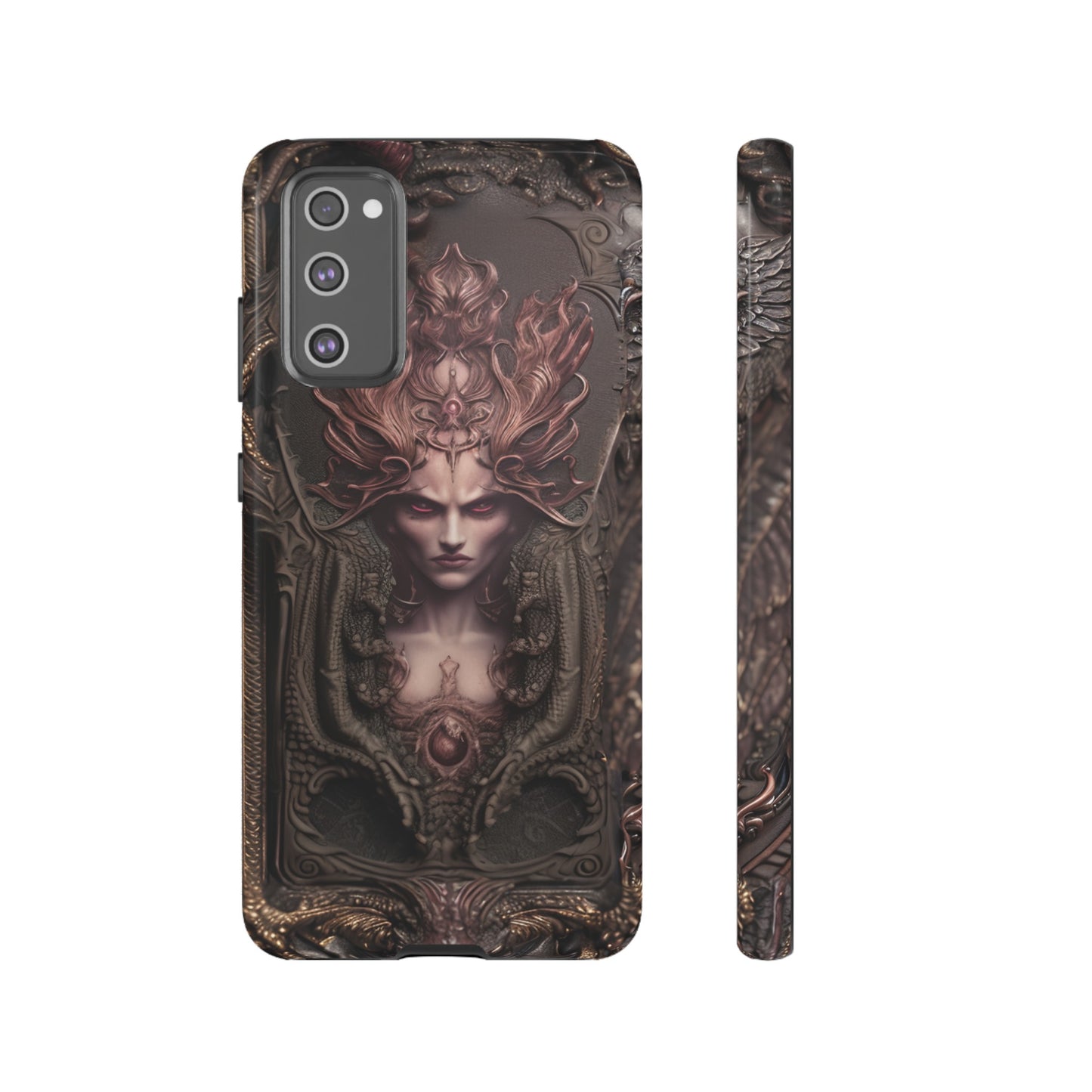 Dark Lilith Phone Case – Horned Hell Horror Design for iPhone, Samsung Galaxy, and Google Pixel Devices