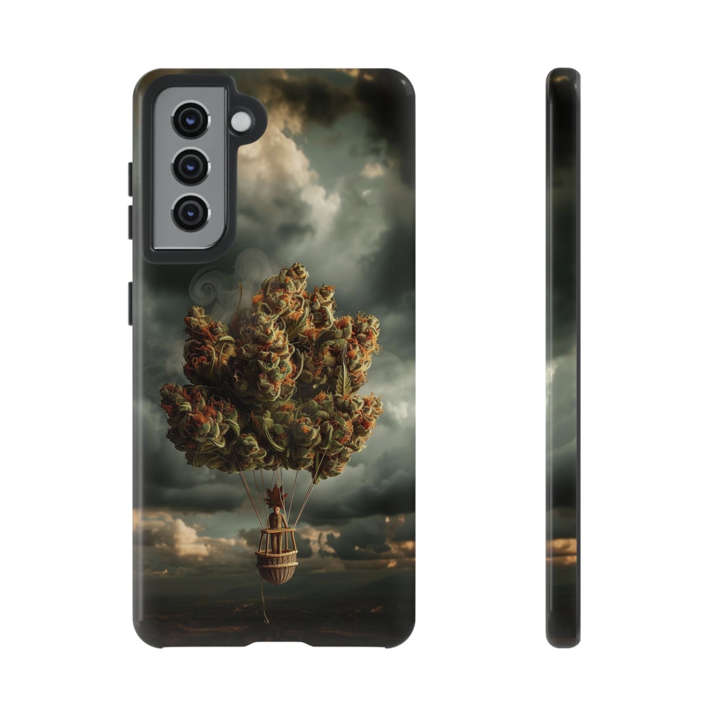 Cannabis Balloon Adventure Phone Case - For iPhone, Samsung Galaxy, and Google Pixel Devices