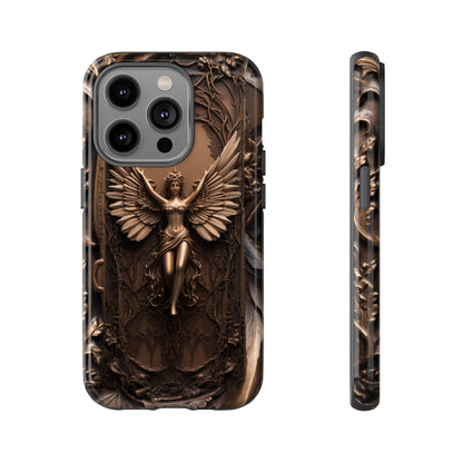 The Bronze Fairy Phone Case – Fantasy Faery Design for iPhone, Samsung Galaxy, and Google Pixel Devices