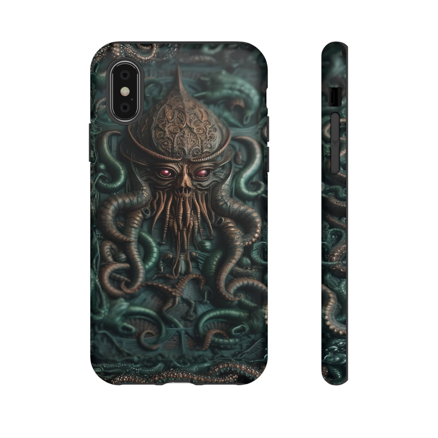 Nameless Dread Tough Phone Case – Lovecraftian Tentacle Horror Design for iPhone, Samsung Galaxy, and Google Pixel Devices