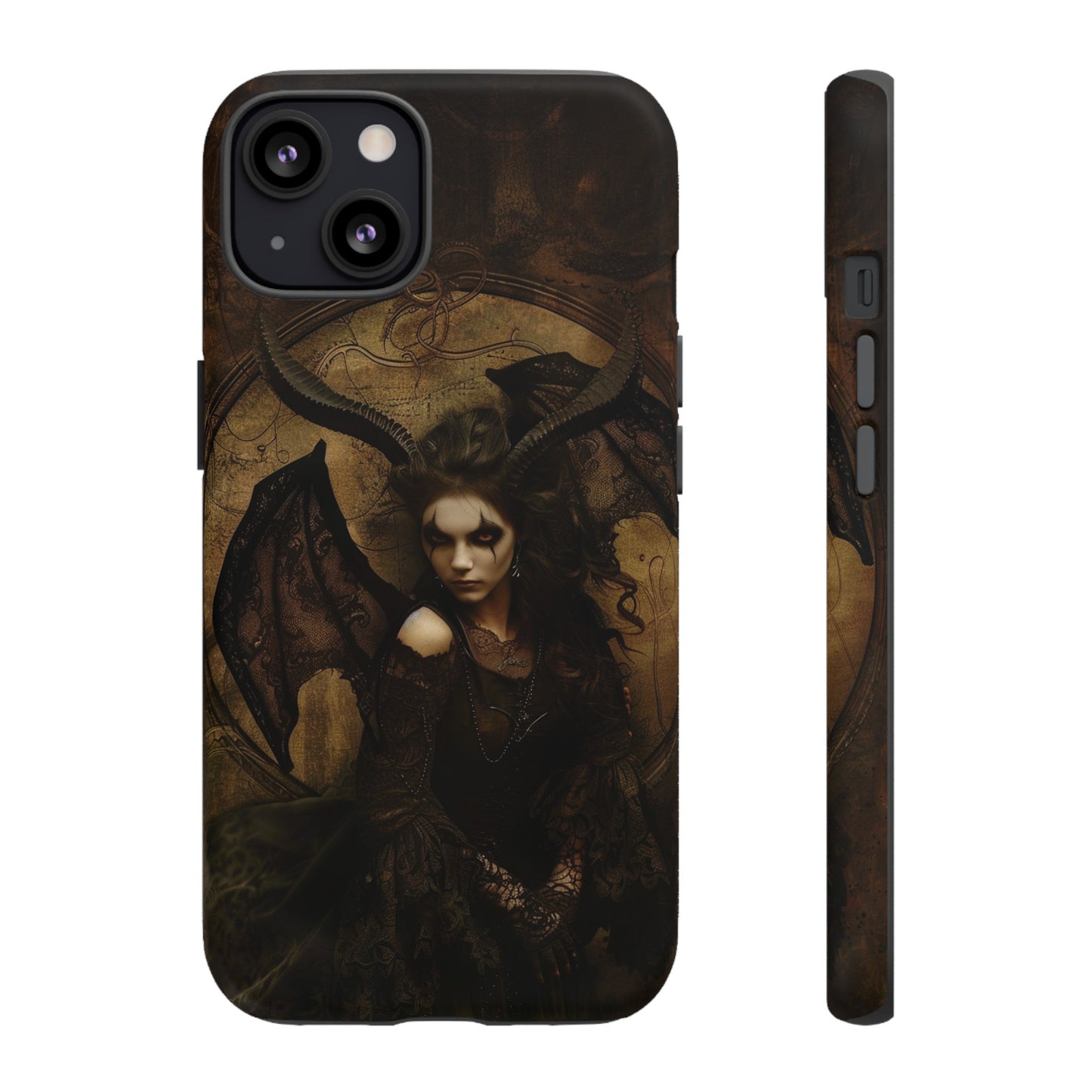 Demon Lilith Gothic Phone Case for iPhone, Samsung Galaxy, Google Pixel - Dark Fantasy Art