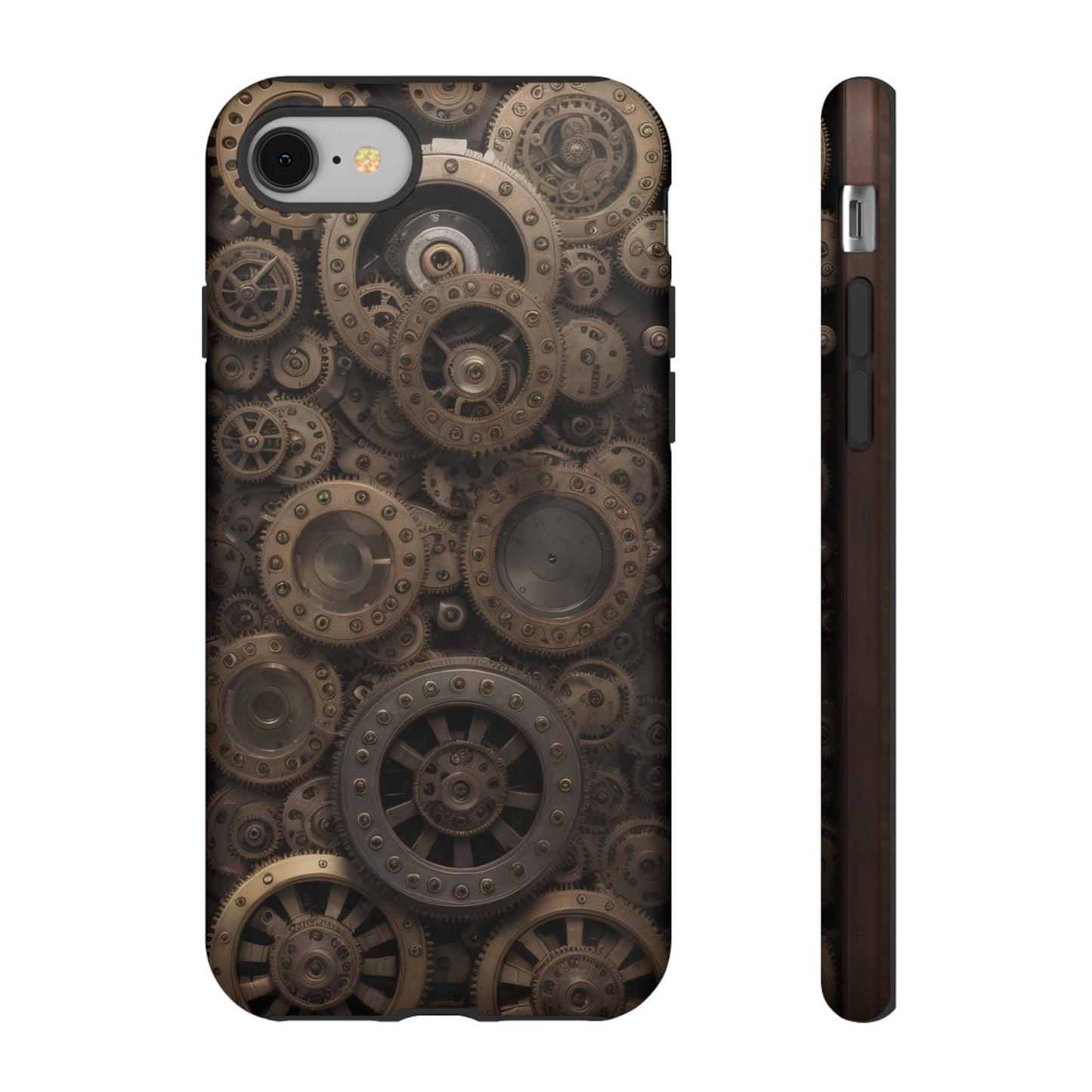 Gearworks 3 Phone Case – Steampunk Victorian Design with Gears and Clockwork for iPhone, Samsung Galaxy, and Google Pixel Devices