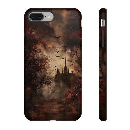 Gothic Castle Phone Case - Spooky Halloween Design for iPhone, Samsung Galaxy, Google Pixel Devices