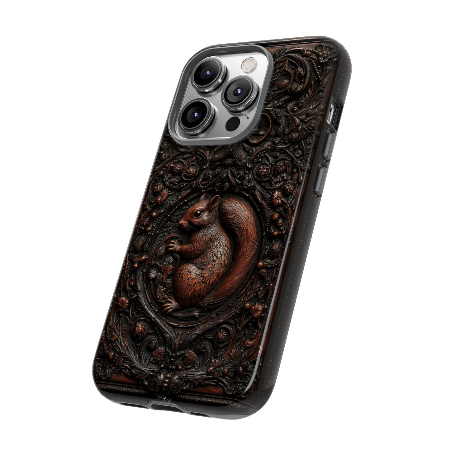 Gothic Woodland Squirrel Phone Case - Nature and Fantasy Inspired Design