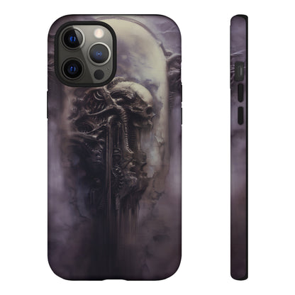 Dark Android Dream Phone Case – Futuristic Alien Horror Design for iPhone, Samsung Galaxy, and Google Pixel Devices