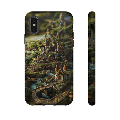 Fairy Kingdom Phone Case - Enchanted Castle Artwork for iPhone, Samsung Galaxy, and Google Pixel Devices