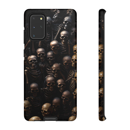 Skeletal Grave Phone Case – Halloween Horror Skeleton Design for iPhone, Samsung Galaxy, and Google Pixel Devices