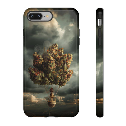 Cannabis Balloon Adventure Phone Case - For iPhone, Samsung Galaxy, and Google Pixel Devices