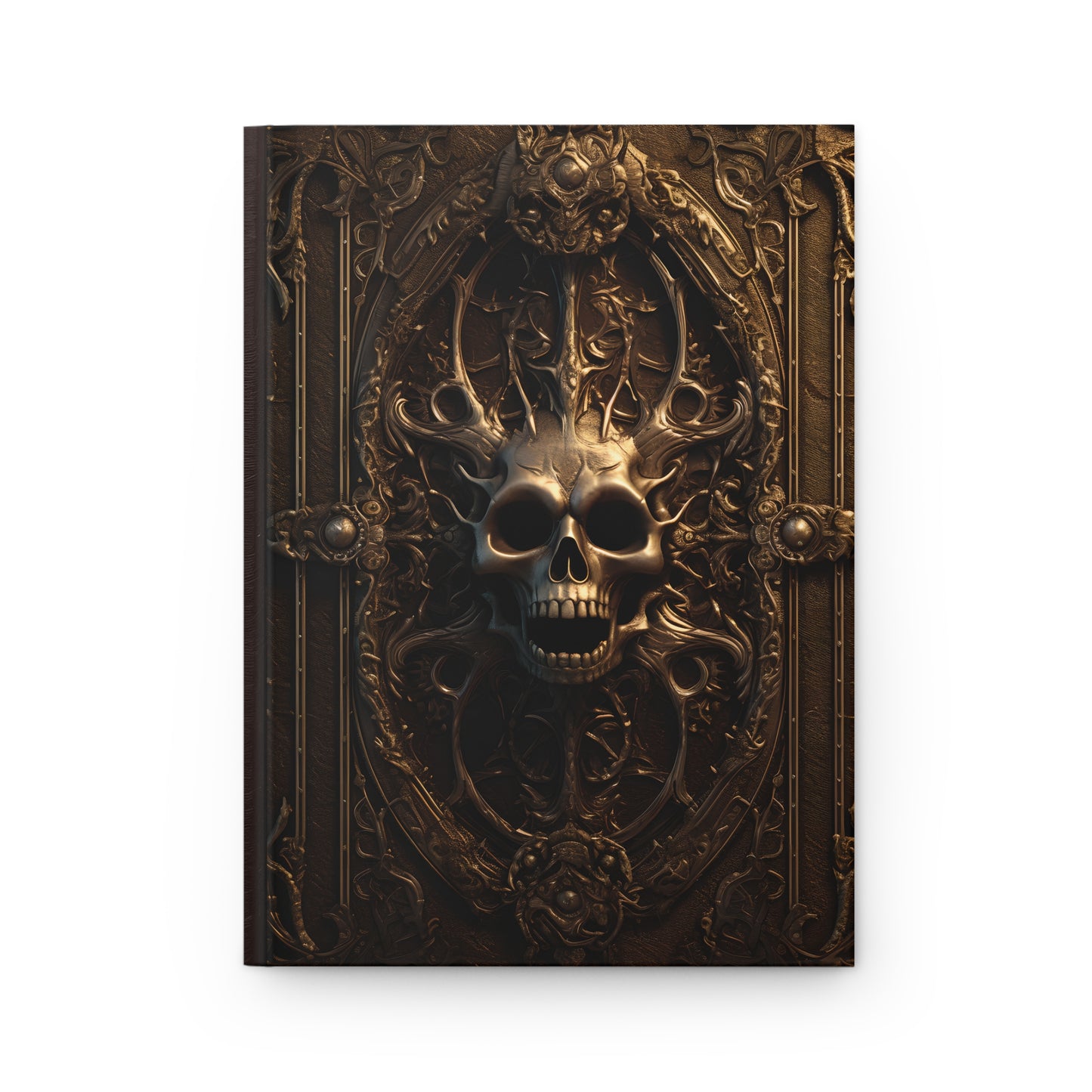 Book of the Dead Hardcover Notebook – Gothic Skull Design Journal for Dark Art and Occult Magic