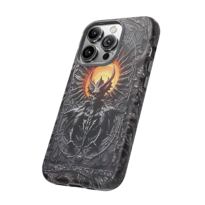 Skeletal Demonic King Phone Case – Ornate Gothic Design for iPhone, Samsung Galaxy, and Google Pixel Devices