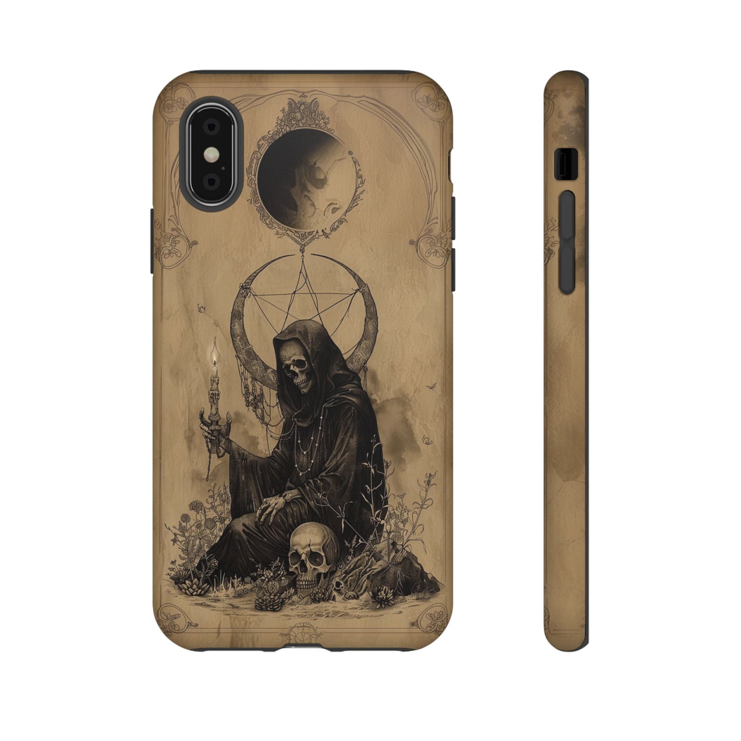 Gothic Reaper Phone Case - Dark Aesthetic Art for iPhone, Samsung, Google Pixel