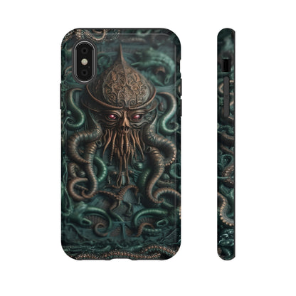 Nameless Dread Tough Phone Case – Lovecraftian Tentacle Horror Design for iPhone, Samsung Galaxy, and Google Pixel Devices