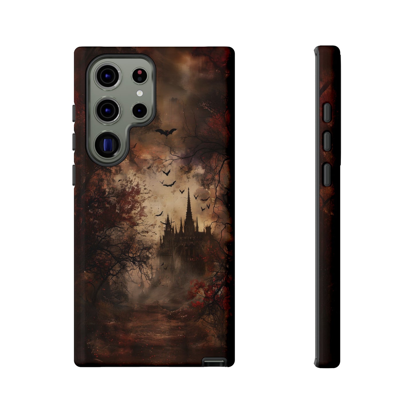 Gothic Castle Phone Case - Spooky Halloween Design for iPhone, Samsung Galaxy, Google Pixel Devices