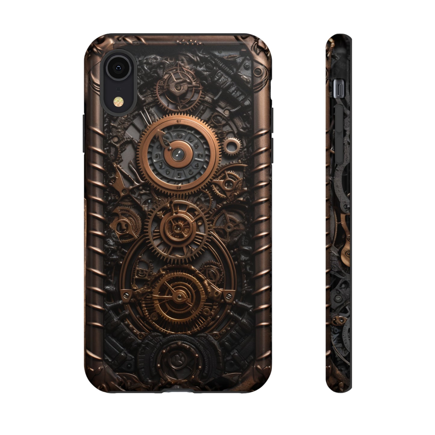 Gearworks 2 Phone Case – Steampunk Victorian Design with Gears and Clockwork for iPhone, Samsung Galaxy, and Google Pixel Devices