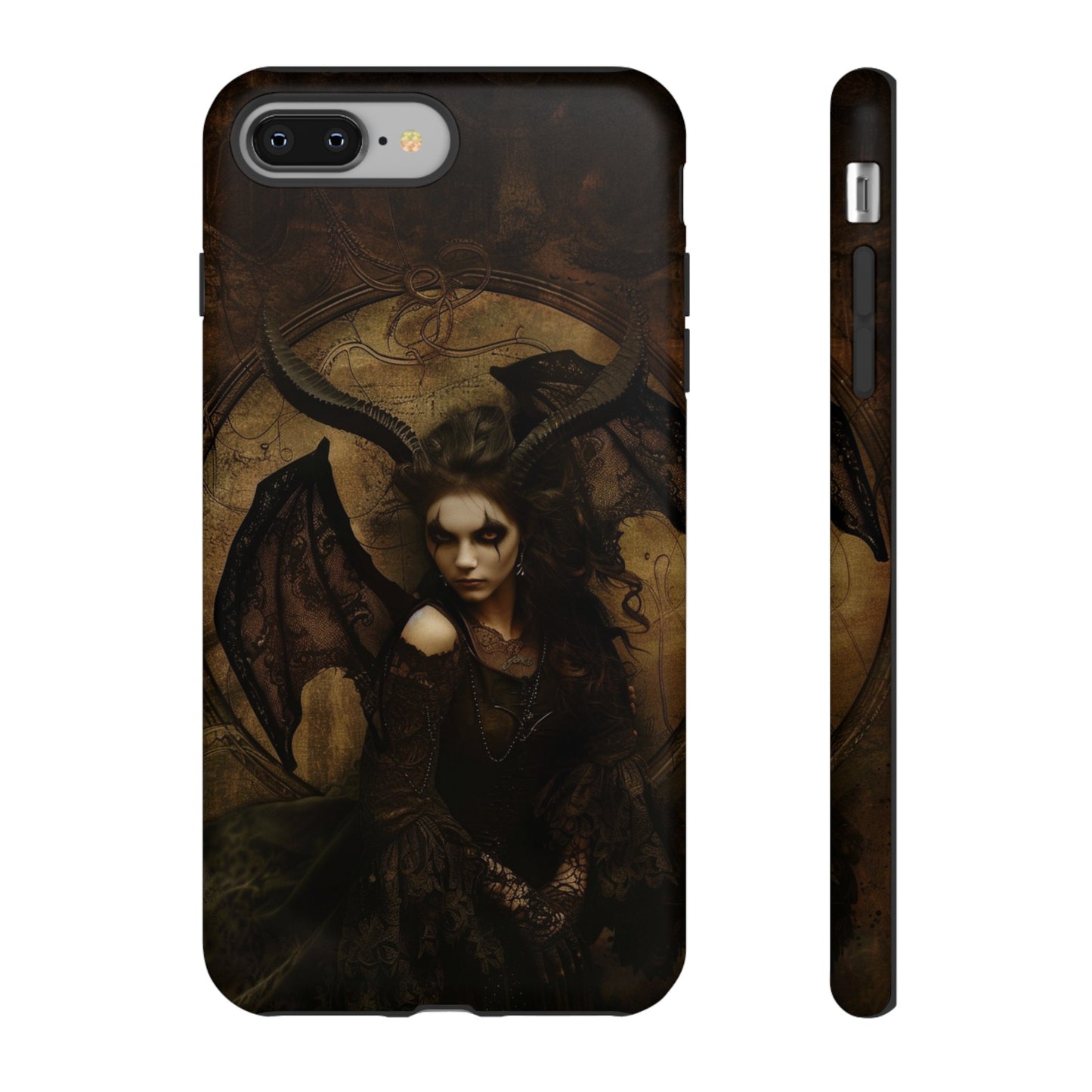 Demon Lilith Gothic Phone Case for iPhone, Samsung Galaxy, Google Pixel - Dark Fantasy Art