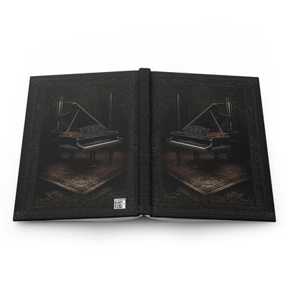 Grand Piano Elegance Hardcover Journal - For Music and Writing Lovers