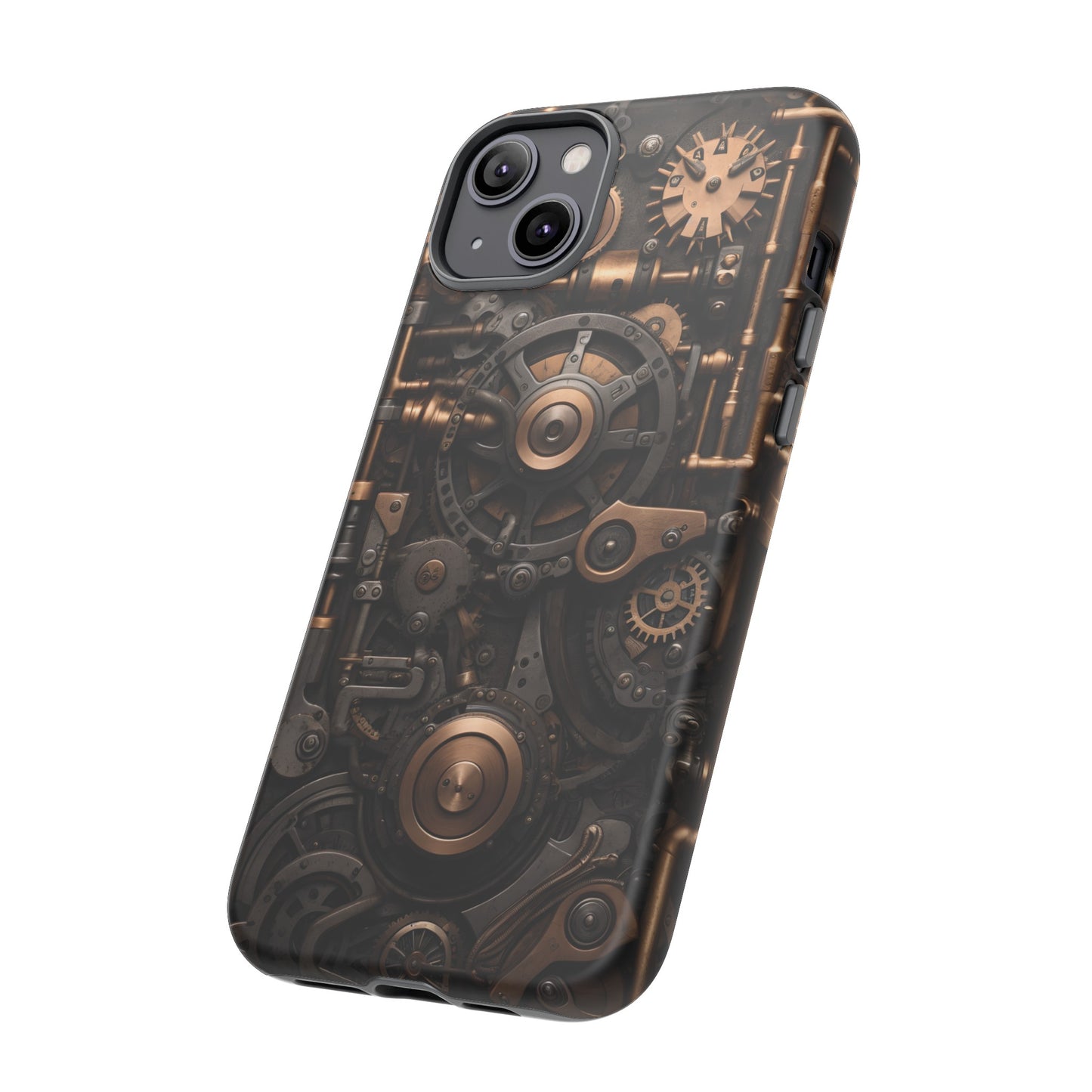 Steampunk Machine Phone Case – Victorian Gears Design for iPhone, Samsung Galaxy, and Google Pixel Devices