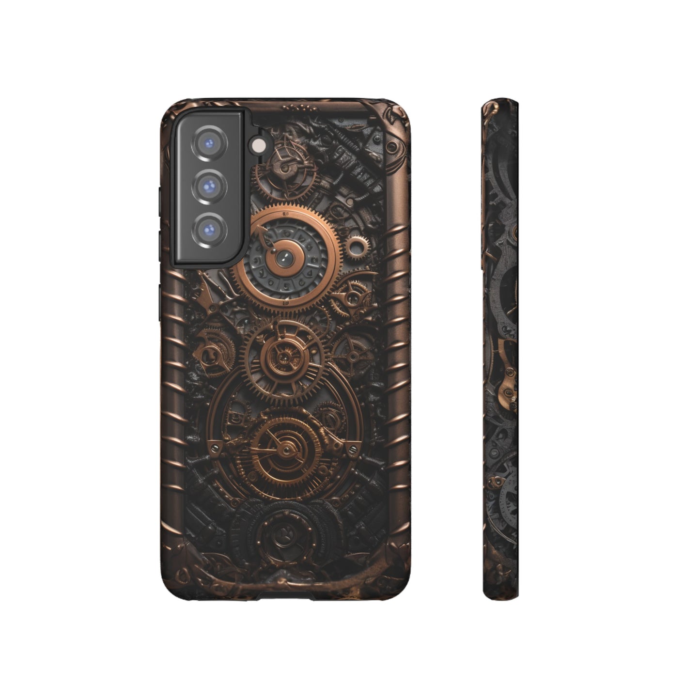 Gearworks 2 Phone Case – Steampunk Victorian Design with Gears and Clockwork for iPhone, Samsung Galaxy, and Google Pixel Devices