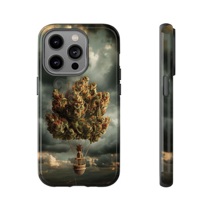 Cannabis Balloon Adventure Phone Case - For iPhone, Samsung Galaxy, and Google Pixel Devices