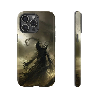 Dark Spirit Phone Case – Grim Reaper Haunting Design for iPhone, Samsung Galaxy, and Google Pixel Devices