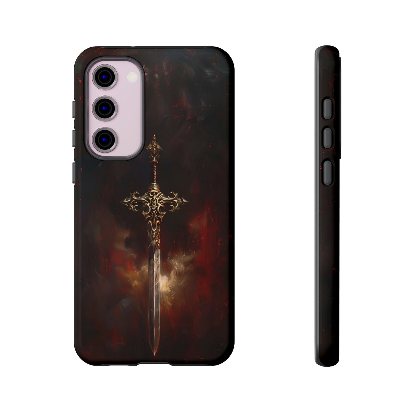 Epic Sword of Legends Phone Case - Dark Fantasy Art for iPhone, Samsung Galaxy, and Google Pixel Devices