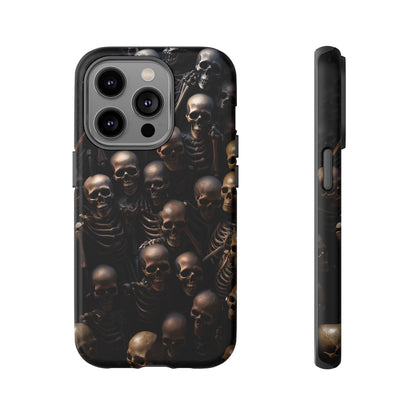 Skeletal Grave Phone Case – Halloween Horror Skeleton Design for iPhone, Samsung Galaxy, and Google Pixel Devices