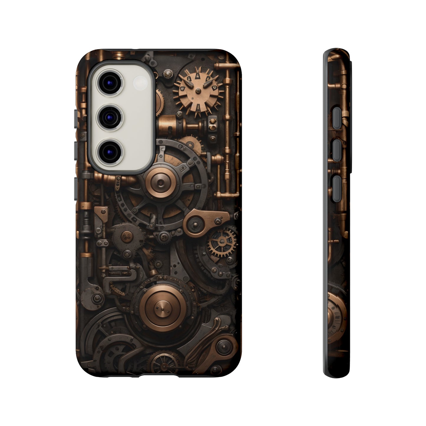 Steampunk Machine Phone Case – Victorian Gears Design for iPhone, Samsung Galaxy, and Google Pixel Devices