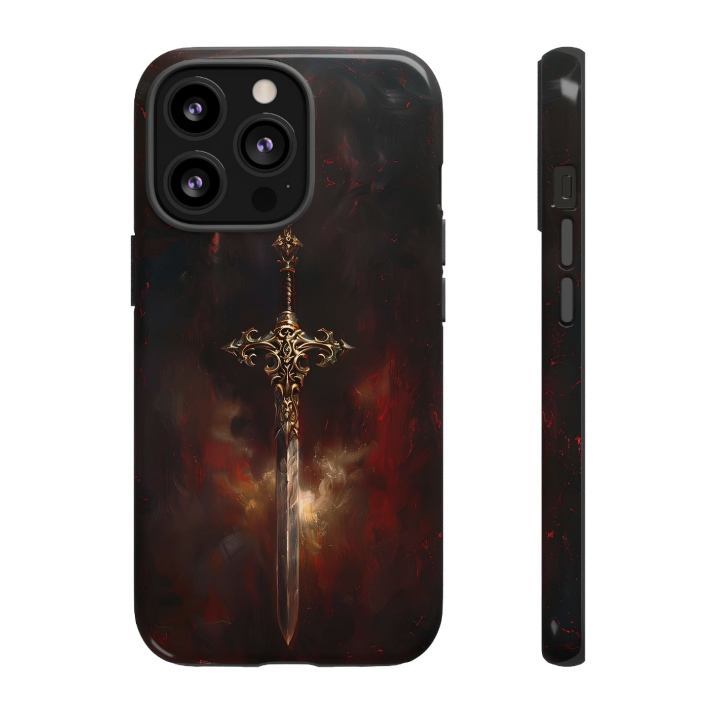 Epic Sword of Legends Phone Case - Dark Fantasy Art for iPhone, Samsung Galaxy, and Google Pixel Devices