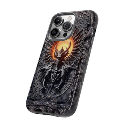 Skeletal Demonic King Phone Case – Ornate Gothic Design for iPhone, Samsung Galaxy, and Google Pixel Devices