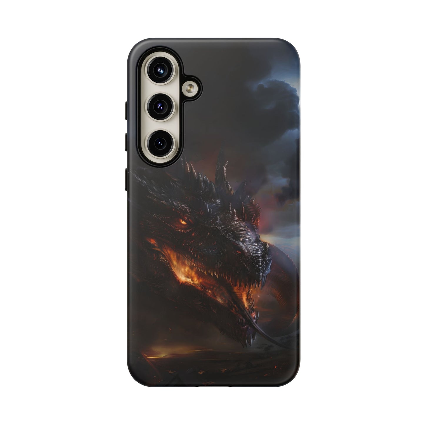 Fiery Dragon Phone Case - Epic Fantasy Art for iPhone, Samsung Galaxy, and Google Pixel Devices