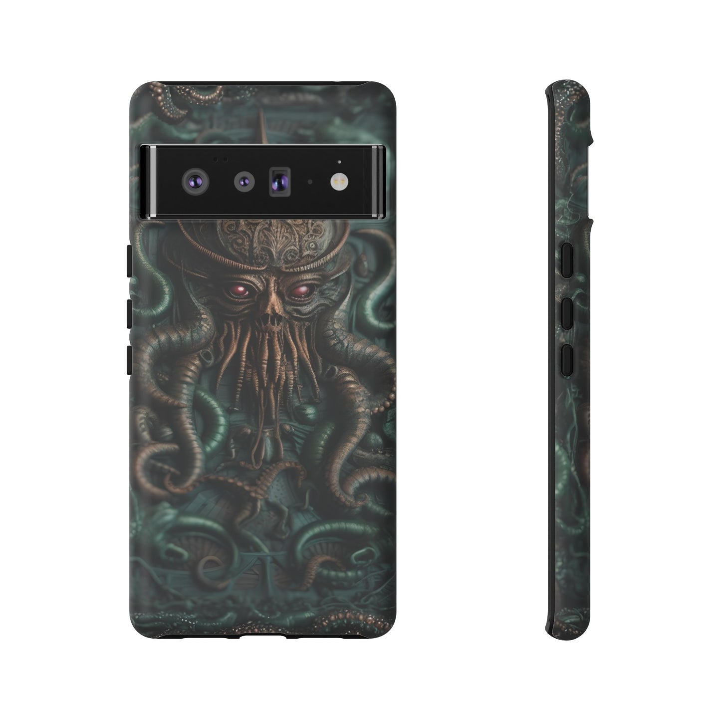 Nameless Dread Tough Phone Case – Lovecraftian Tentacle Horror Design for iPhone, Samsung Galaxy, and Google Pixel Devices