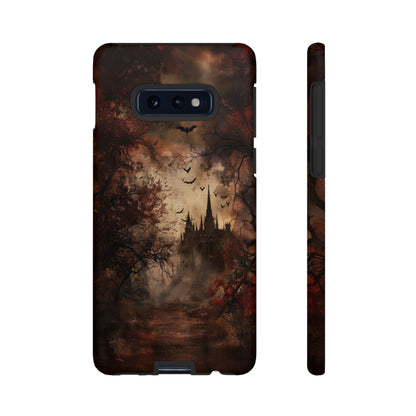 Gothic Castle Phone Case - Spooky Halloween Design for iPhone, Samsung Galaxy, Google Pixel Devices