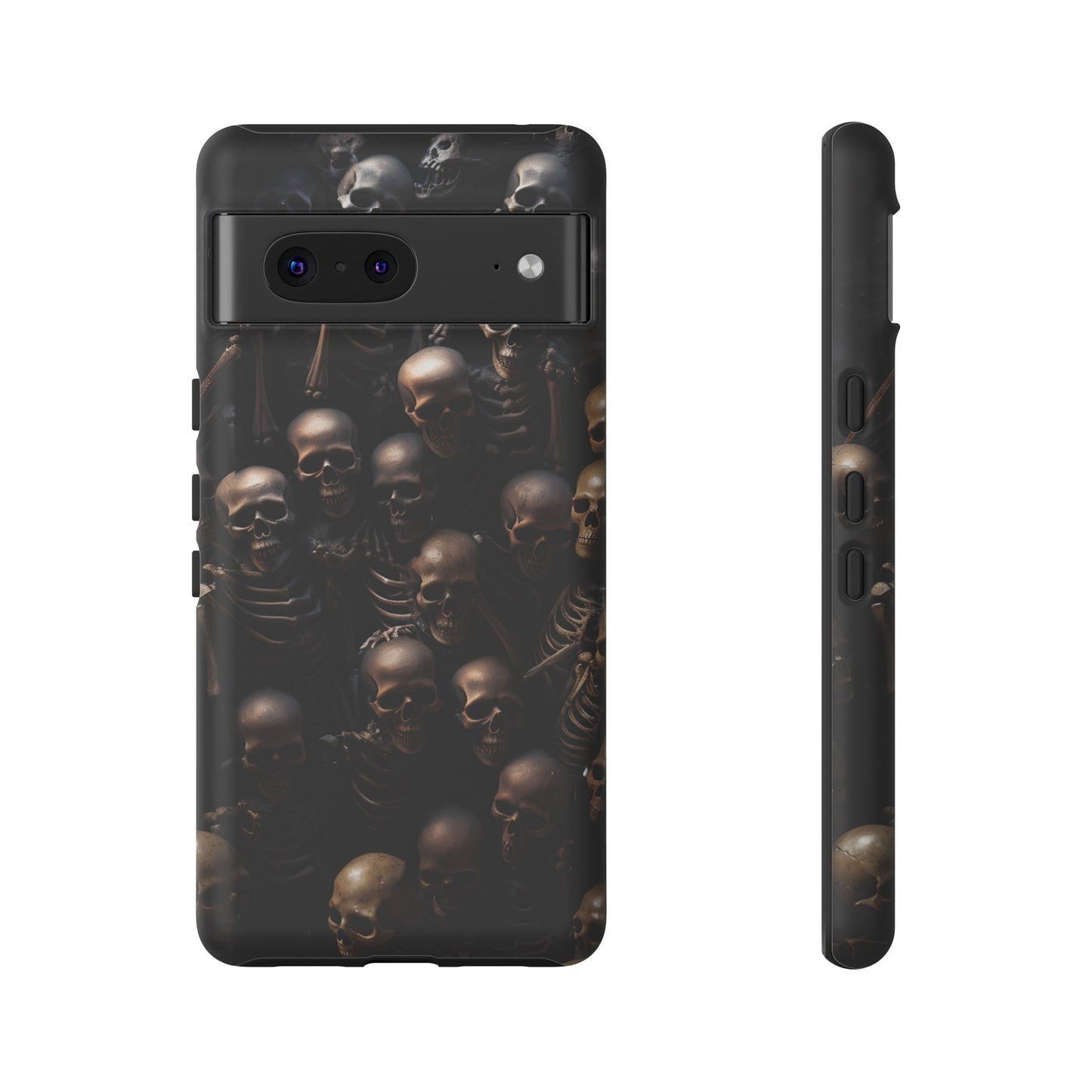 Skeletal Grave Phone Case – Halloween Horror Skeleton Design for iPhone, Samsung Galaxy, and Google Pixel Devices